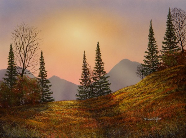 Alpine Sunset by Frank Wilson